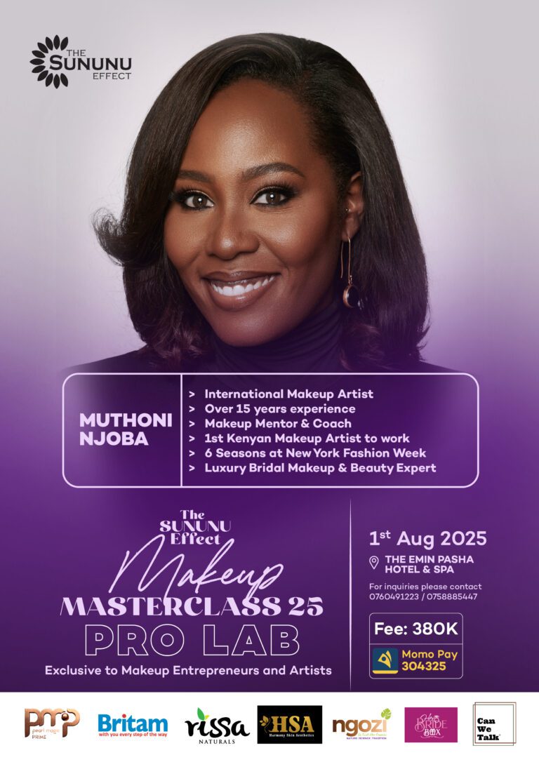 The Sununu Effect Makeup Masterclass 2025 PRO LAB in Kampala, Uganda.